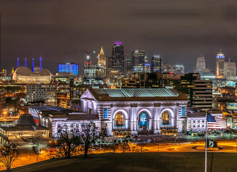 Creative, Colorful Lights Define Kansas City’s Downtown Skyline - In