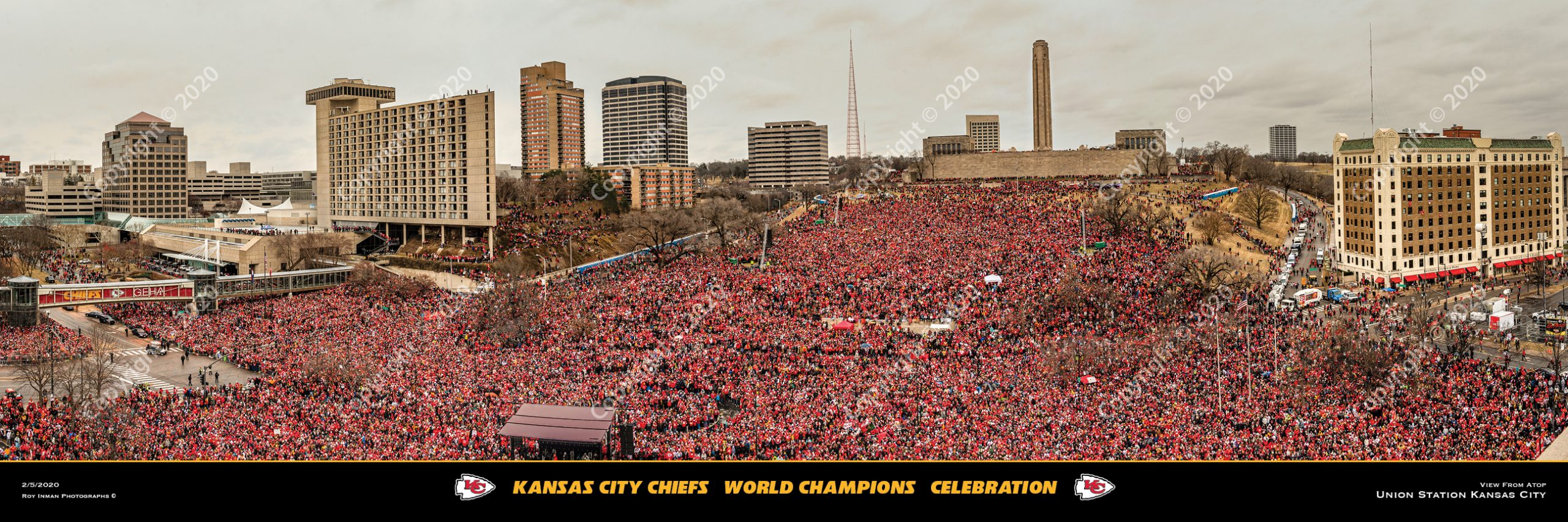 Chiefs Championship Photo Op at Union Station