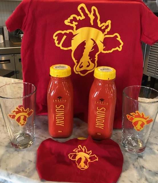 Shatto Celebrates Sunday’s Win with Chiefsthemed Milk and Apparel IN